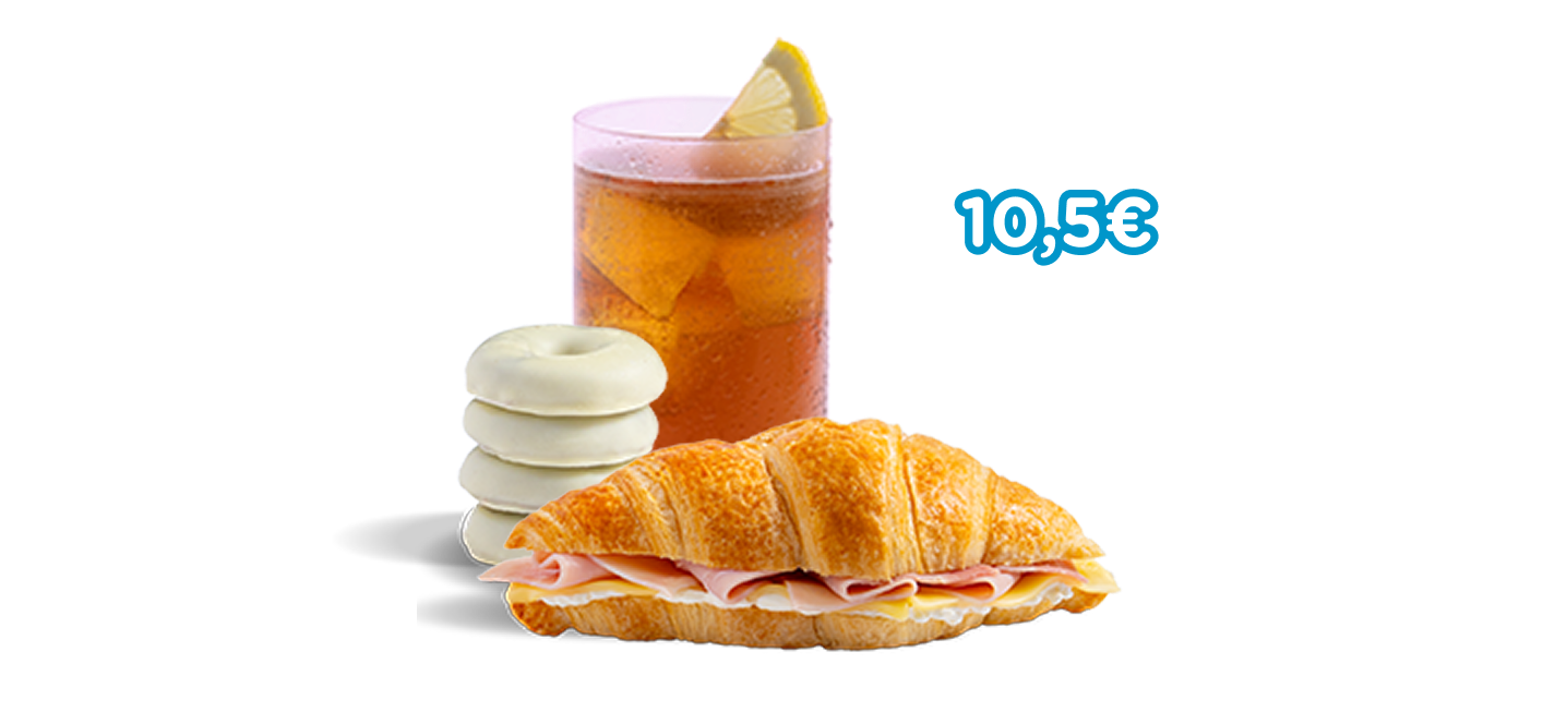 Combo con croissant