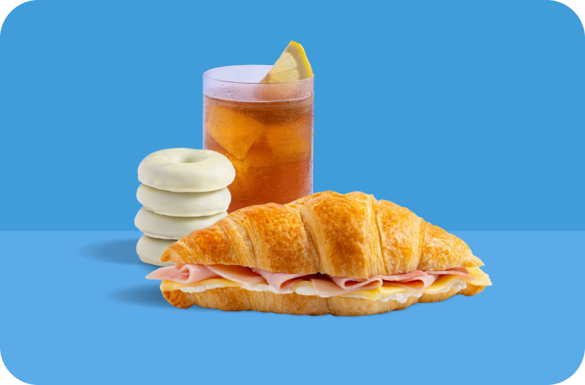 Combo a bocados con croissant